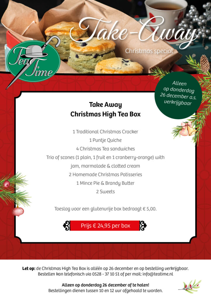 Take-away Christmas High Tea Box